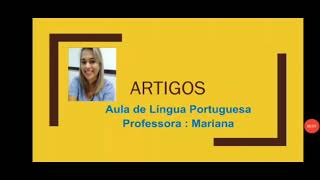 Português - Artigos - 5° Ano Ensino Fundamental