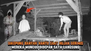 CAMPING HOROR: DIKEPUNG HANTU SAAT HUJAN GERIMIS MEREKA MUNCUL DIDEPAN SAYA  #horrorcamping #horror