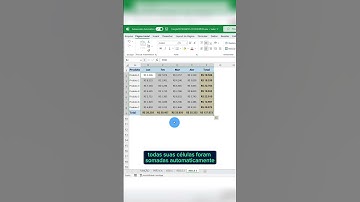 Soma Automática no Excel