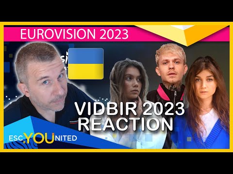 REACTION - Vidbir 2023 Entries & Top 10 Ranking (Ukraine EUROVISION 2023)