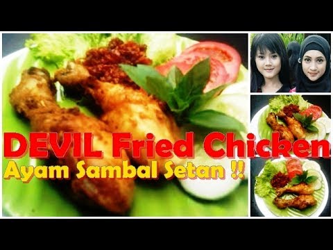 resep-masakan-ayam-sambal-terasi-setan-|-chicken-recipes,-devil-fried-chicken-!!