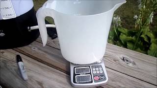 MY4SONS M4 Backpack Sprayer - Gallon Calibration