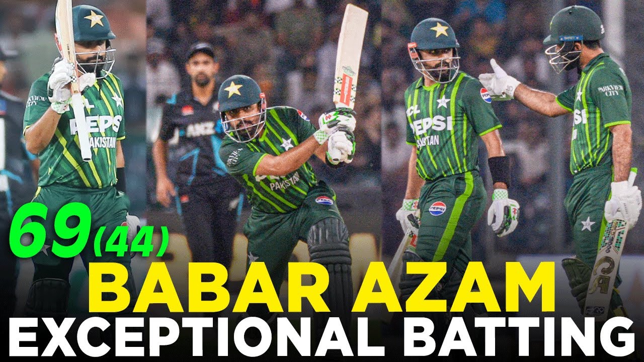 Babar Azam Shows His Presence | Pakistan vs New Zealand | 5th T20I 2024 ...