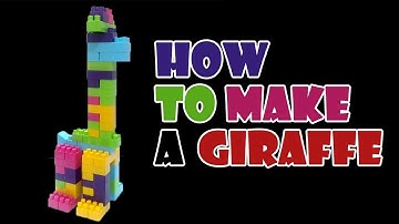 How To Make Giraffe 🦒🦒 Building Blocks Toys And Me