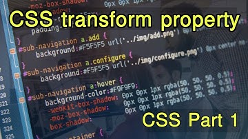 Css3 Basic Tutorial | Css3 Basic Tutorial Bangla |  Transform Part 1 | Css3 | How To | Bangla