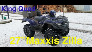 Suzuki King Quad 750 AXi on 27'' MAXXIS ZILLA
