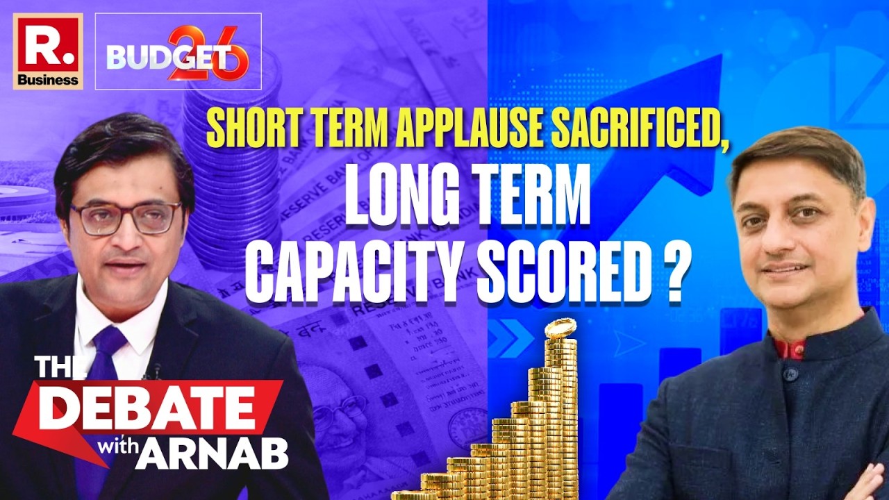 LIVE: Arnab Decodes The Long-Term View Of The Budget 2026 With Sanjeev Sanyal
