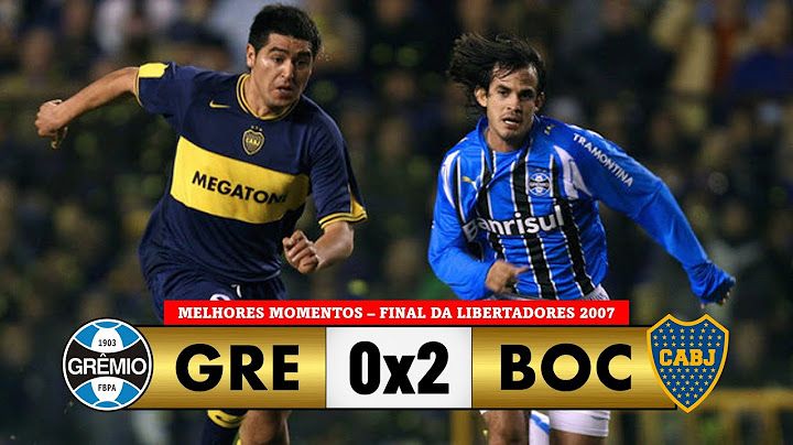 Grêmio 0x2 Boca Juniors - Melhores Momentos -  Final da Libertadores 2007