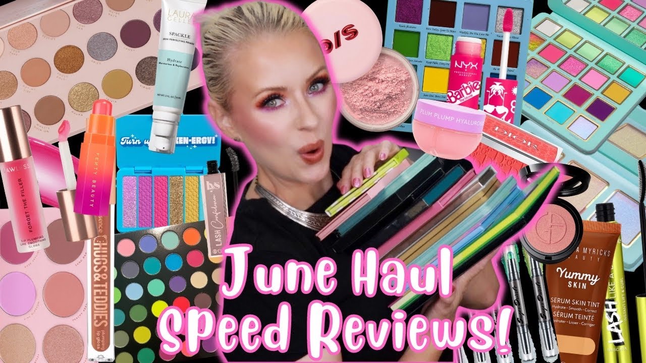 NEW MAKEUP SPEED REVIEWS | ALL THE MAKEUP I HAULED IN JUNE 2023 | Steff's Beauty Stash
