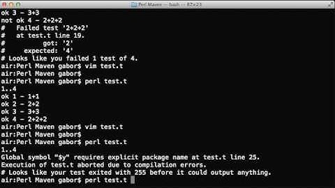 Organizing a test script with subtests in Perl