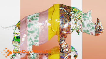 Luxcore iridescent shader Tutorial