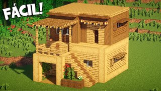 Minecraft Tutorial, Casa Moderna De Madeira 