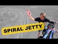 Exploring Spiral Jetty in an All-Terrain Wheelchair