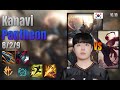 Kanavi Jungle Pantheon vs Lee Sin lol KR solo rank Full Game 16.10 | 카나비 판테온 vs 리 신