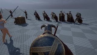 UE4 - Sword & Shield, Horned Helm, Damage Model, Disarms, Clashing of Weapons, Icons & Animations