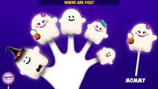 The Finger Family Ghost Cake Pop Family Nursery Rhyme Halloween Finger Family Songs 2Reuploaded