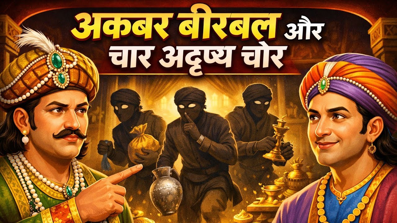 आखिर दरबार में अदृश्य चोरों को पकड़ पाएंगे बीरबल। देखते है बीरबल की बुद्धि। 🤨