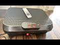 Best Vibration Plate Exercise Machine | Whole Body Workout &amp; Lymphatic Drainage Fitness Platform