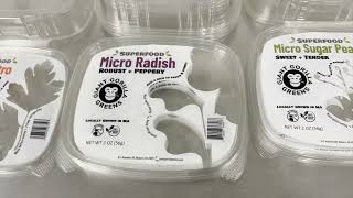 Visually Appealing Microgreens Labels For Grocery Stores
