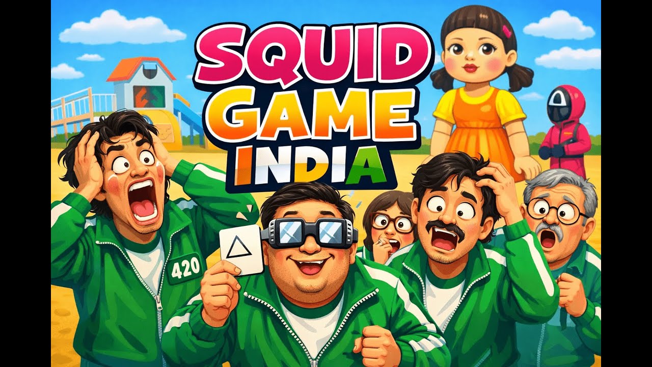Squid Game India 😂 | Parodie Drôle & Moments Absurdes