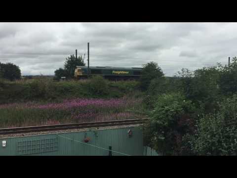 Class 66 Light Engine At Longlands Junction Northallerton