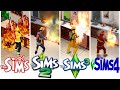 ♦ Sims 1 vs Sims 2 vs Sims 3 vs Sims 4 : Firefighters