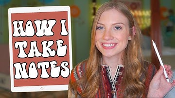 How I Take Notes Using My iPad Pro and Apple Pencil (Paperless College Student)