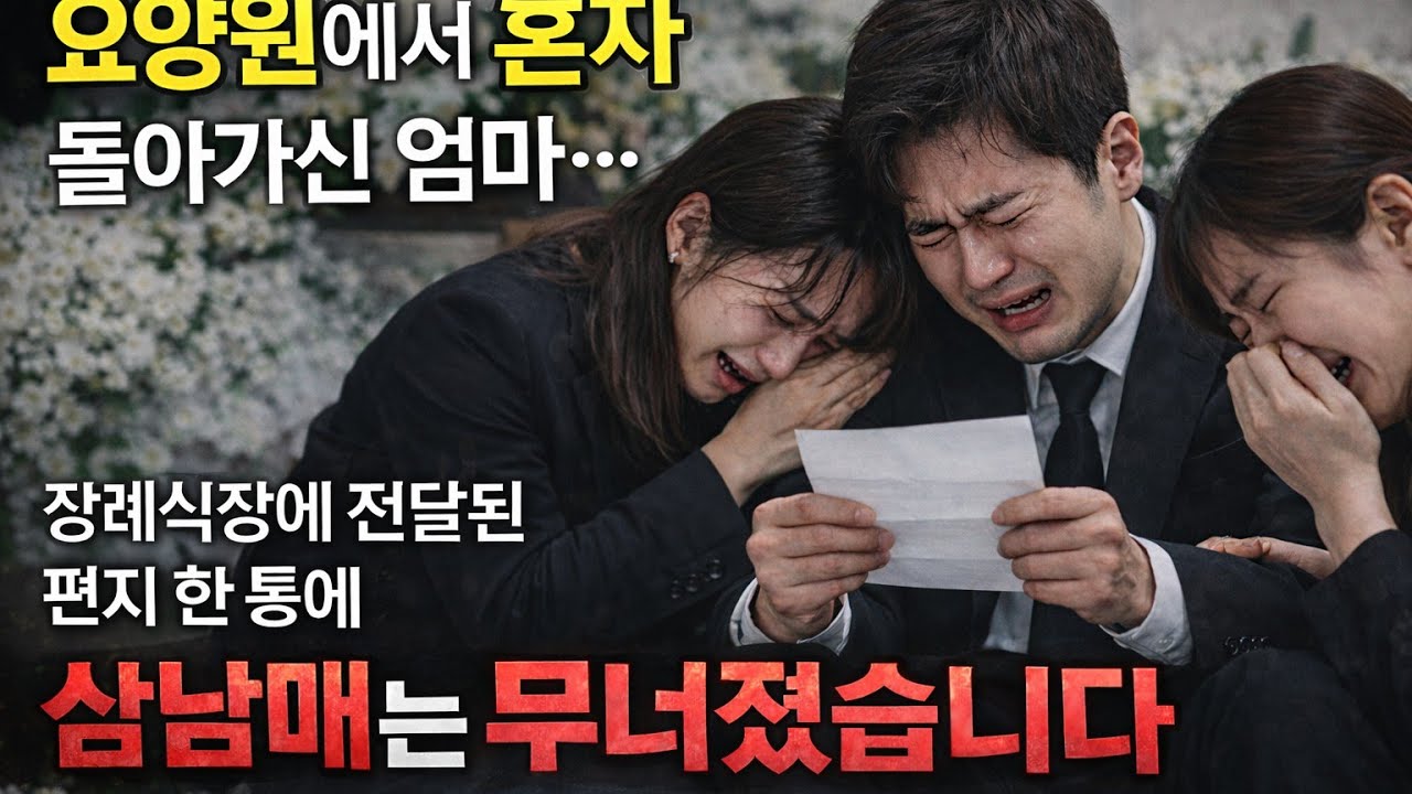 어머니의 마지막 편지…장례식장에서 처음 알았습니다