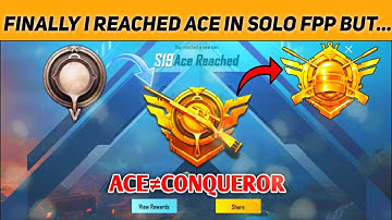 FINALLY I REACHED ACE IN SOLO FPP , BUT ACE IS NOT EQUAL TO CONQUEROR WHY ??? 🔥DAY24 | anonYmous FPP