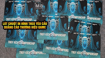 In lót chuột theo hình yêu cầu - Quảng cáo thương hiệu giải đấu game