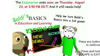 Baldis Basics - Field Trip Demo Camping V1.1 Ending