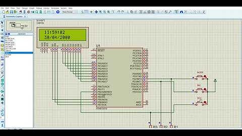 digital clock Atmega16