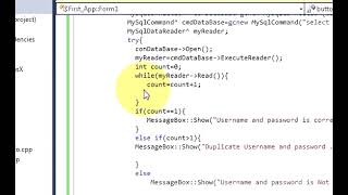 Visual C++ Tutorial 6 | Windows Forms Application  How To Open A Second Form