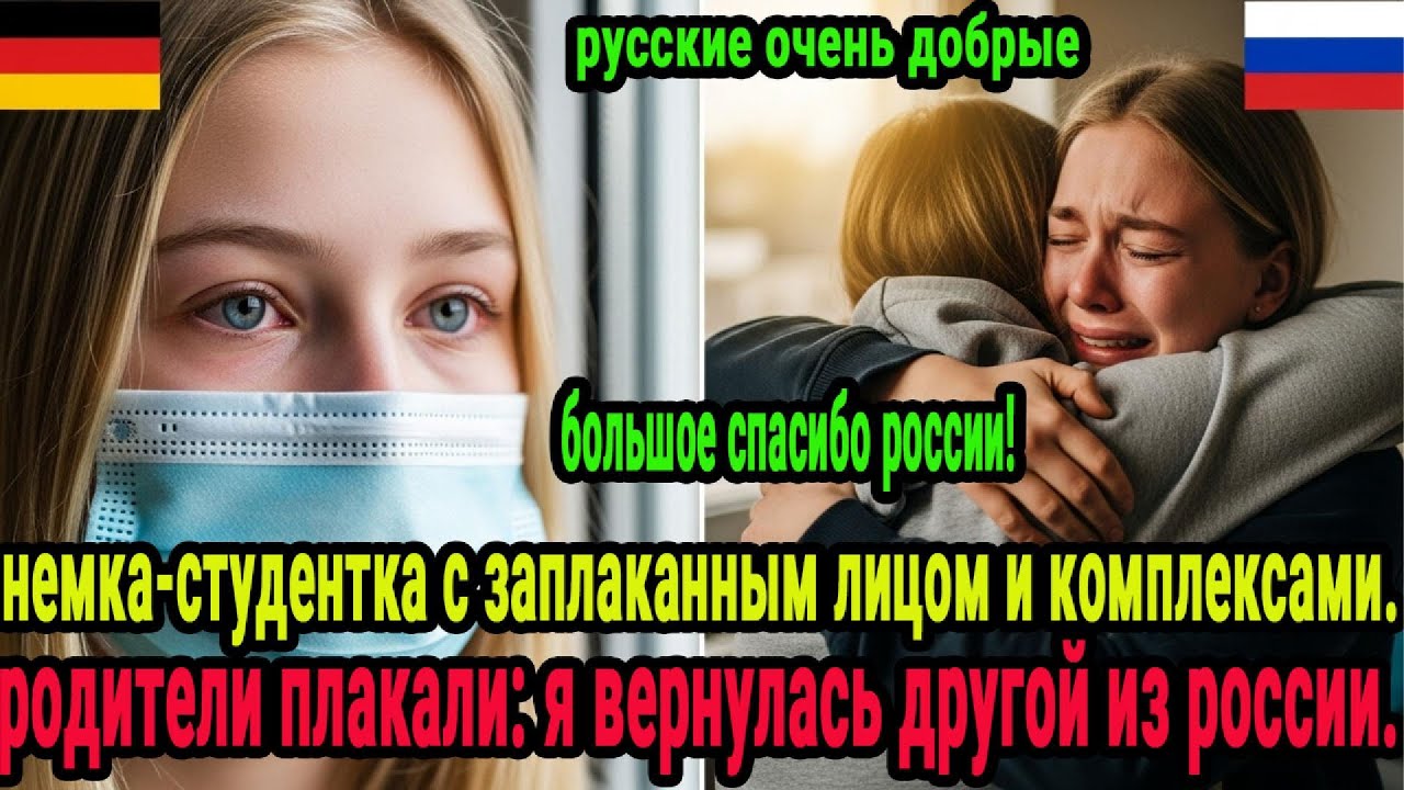 россия преобразила неуверенную в себе немку до неузнаваемости!