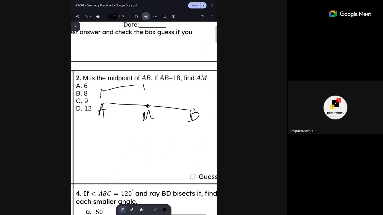 ASVAB - Geometry Practice 6