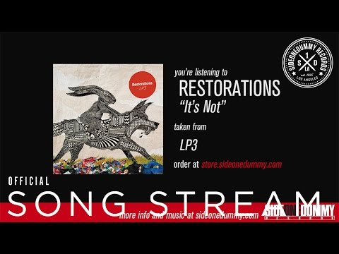 Punk music video thumbnail preview for Restorations - It's Not