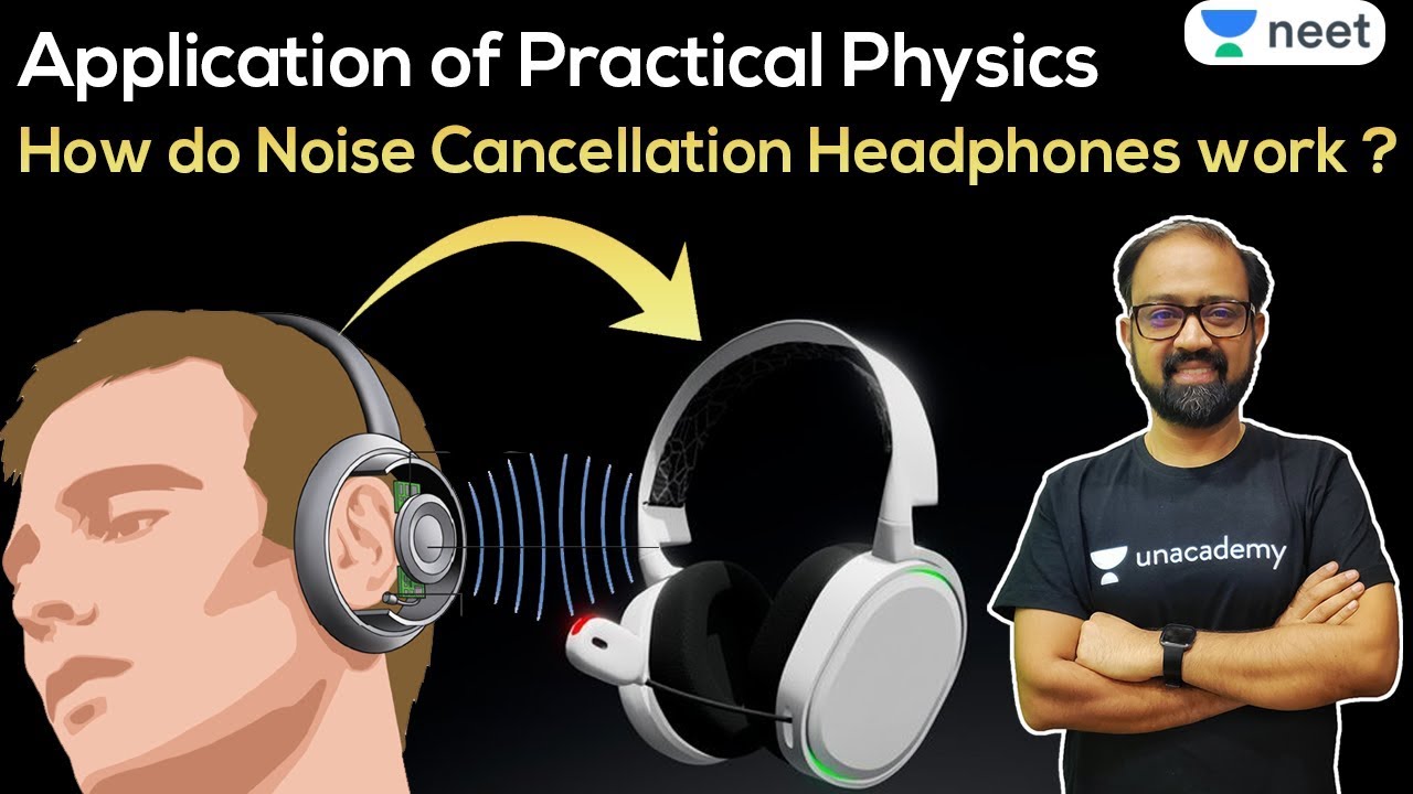 How do Noise Cancellation in Headphones work Practical Physics Unacademy NEET Anu Gupta