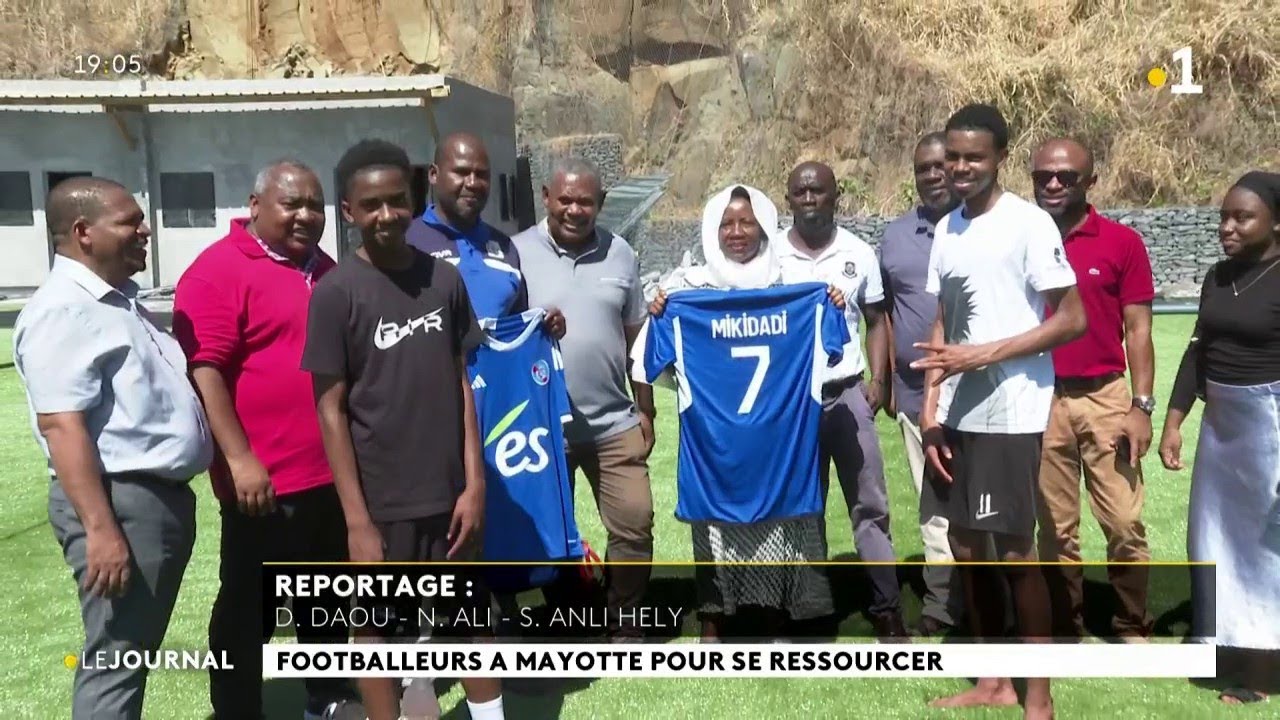 Footballeurs à Mayotte pour se ressourcer