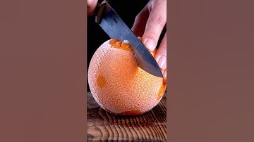 Satisfying Glacier Orange ❄️🍊 | Frozen Hyper-Realistic ASMR Cutting