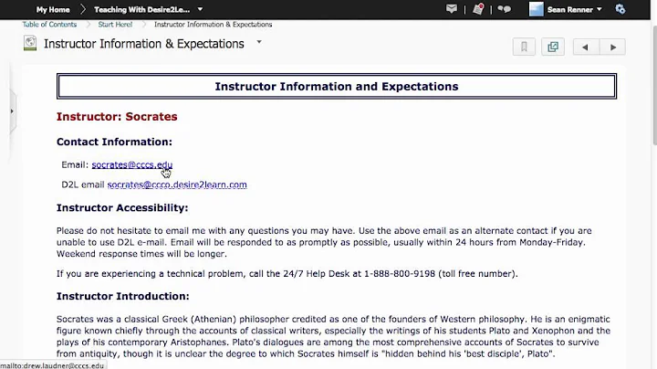 Communicating With Your CCCOnline Instructor