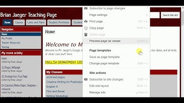 Making a Google Site Mobile Friendly in Five Seconds