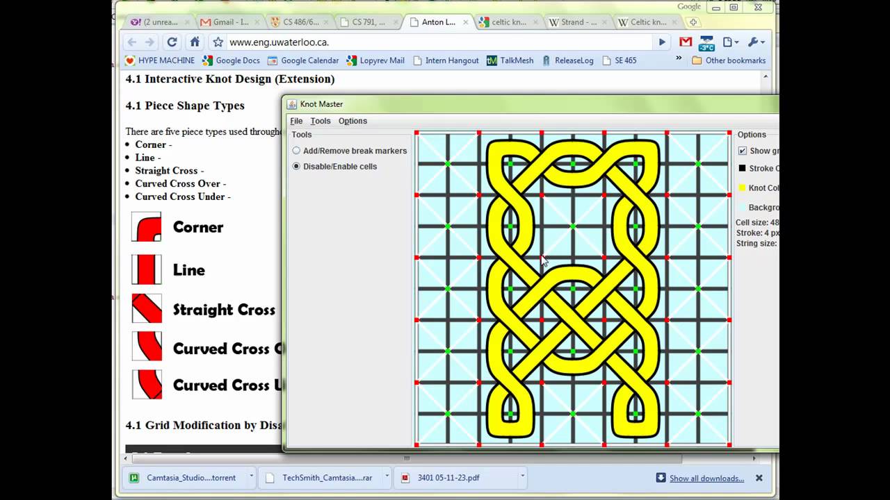 Interactive Celtic Knot Generator - Part 2 - YouTube