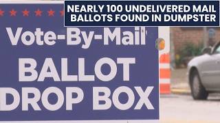 Undelivered mail ballots found in dumpster as Election Day nears
