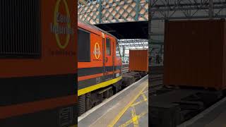 Double Class 90s - Freightliner 90008 + 90003 Leaving Carlisle #Class90 #Freightliner #90008 #90003