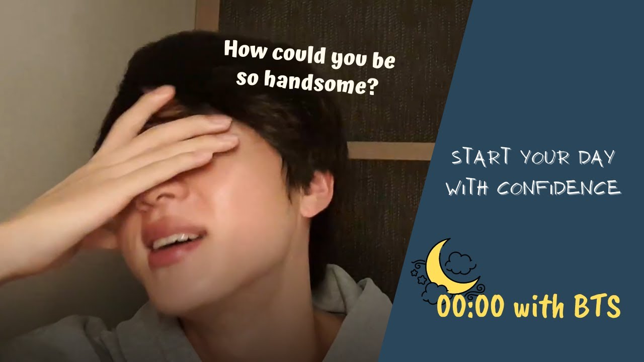 00:00 with BTS | Jin: Compliment yourself & start the day with
