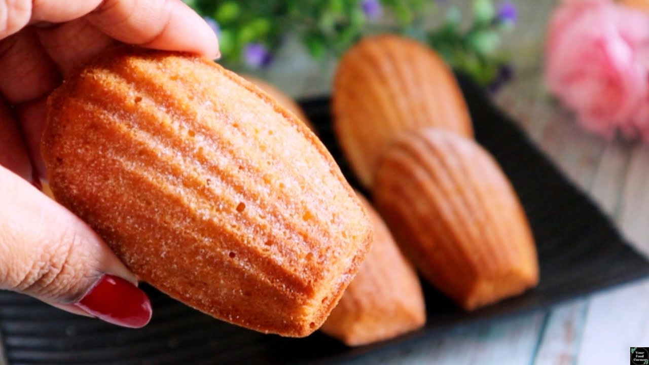 Soft & Fluffy French Tea Cake! How to make Easy French Madeleines Easy Madeleines Recipe