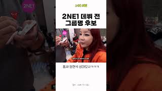 투애니원 데뷔 전 그룹명 후보