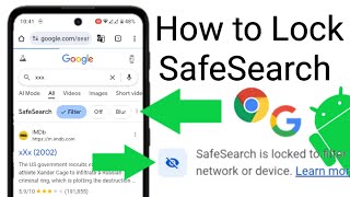 How to Lock SafeSearch || lock safe search permanently in google or in chrome on mobile android