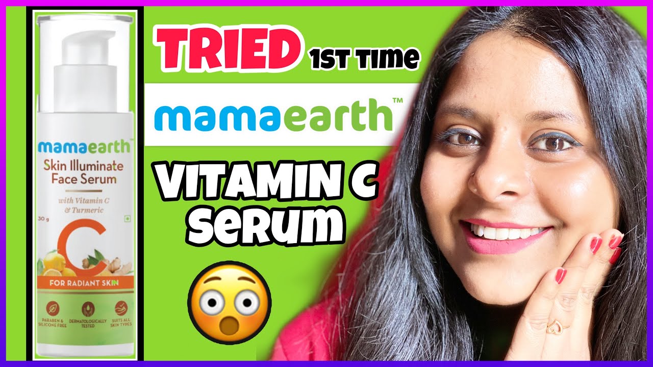 Mama earth Vitamin C Serum Full Review 😳 * Non Sponsored * Mamaearth Skin Illuminate Face