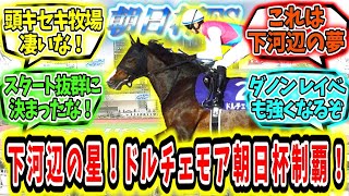 『下河辺の星！ドルチェモア朝日杯FS制覇！』に対するみんなの反応